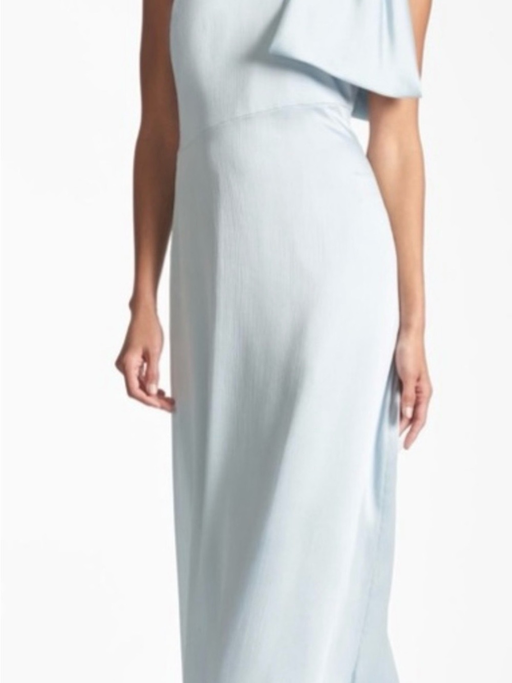 Sachin + Babi One-Shoulder Maxi Dress in Pale Blue